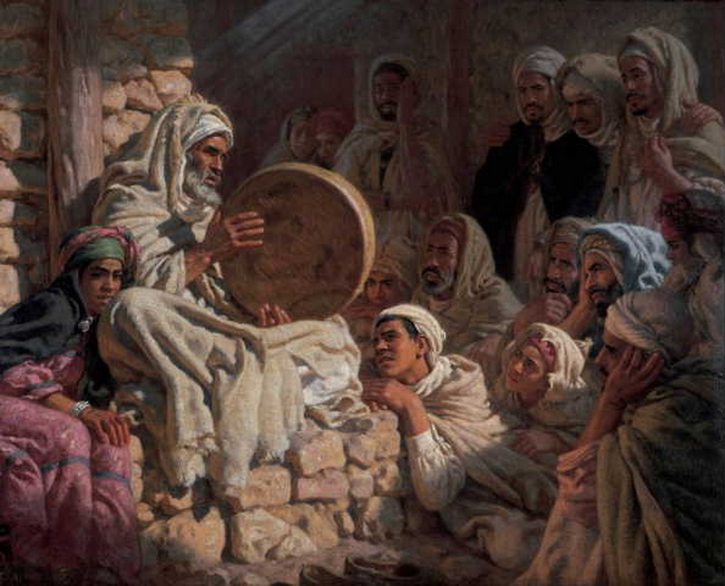 La cieca Meddah canta l'epopea del profeta